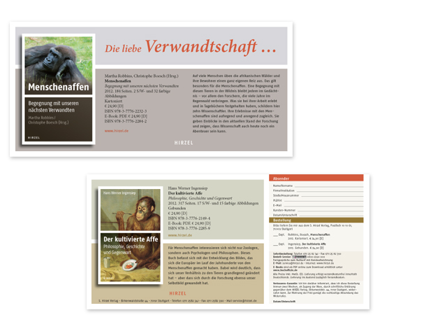 Karte / Flyer * Hirzel Verlag